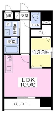 アーバン千舟町の間取り画像