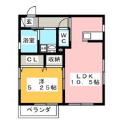 ラ・ヴィータ1号の間取り画像