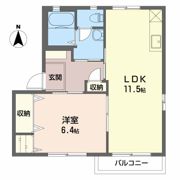 チャーリーズ Fの間取り画像
