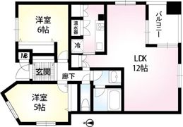 PRISM COURT 平井の間取り画像