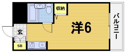 ドミトリーインテリジェンスの間取り画像
