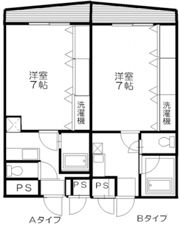 ベルセゾン（北側）の間取り画像
