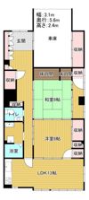 長岡市中島5丁目3階建戸建の間取り画像