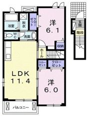 ヒルレジェンドの間取り画像