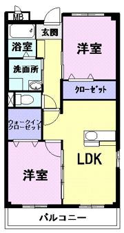 レジダンス・フルールの間取り画像