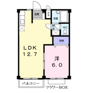 ミラージハイツAの間取り画像