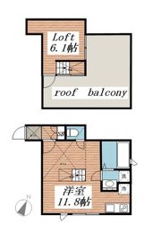アルカンシェル薬園台の間取り画像