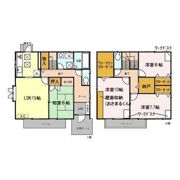 蓮見貸家 11号棟の間取り画像