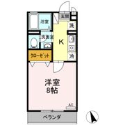 ロックコートの間取り画像