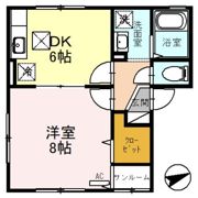 アイビースクエアー Aの間取り画像