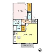 グランモア和田 Aの間取り画像