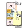 セジュール ウワトの間取り画像