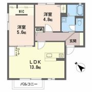 シャーメゾン枇杷 Bの間取り画像