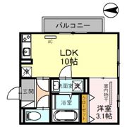 アクシス北野田の間取り画像