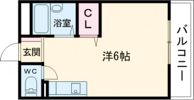 シャンテー長尾家具の間取り画像