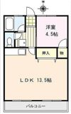 コーポ中村の間取り画像