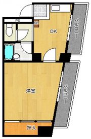 興栄マンション平尾の間取り画像
