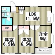 小平ファミリーマンションの間取り画像