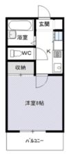 コーポメルベーユの間取り画像