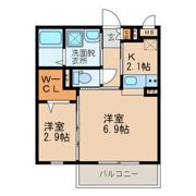 ERIOS COURT KⅡの間取り画像