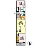 D's LIEN (ディ-ズリアン) Fの間取り画像