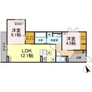 D's LIEN (ディ-ズリアン) Bの間取り画像