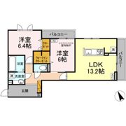 D's LIEN (ディ-ズリアン) Bの間取り画像