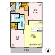 イリス デ マレの間取り画像