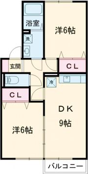ホクト Aの間取り画像