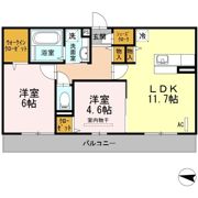 D-room大濠の間取り画像