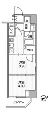 SYFORME浅草Ⅱの間取り画像