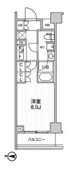 ジェノヴィア本所吾妻橋Ⅱスカイガーデンの間取り画像