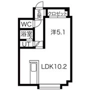 カリス南郷の間取り画像