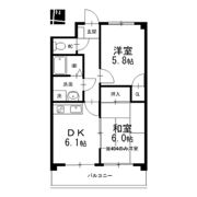 セゾンモリの間取り画像