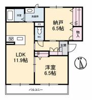 ラ・グラースNの間取り画像