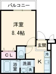 フジパレス御崎公園Ⅲ番館の間取り画像