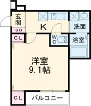 フジパレス千里丘東の間取り画像