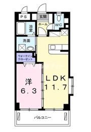 レジデンスタイガの間取り画像