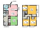 譲原一戸建B号棟の間取り画像