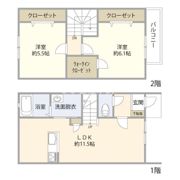 Attrese東浜の間取り画像