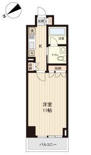 プラティーク清澄白河の間取り画像