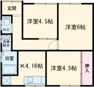 蘇原沢上町3丁目 貸家の間取り画像