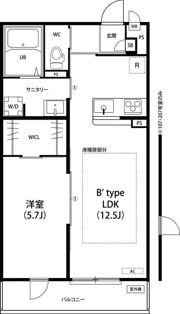リブリ・白山EASTの間取り画像