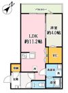 ルピナス東門前の間取り画像