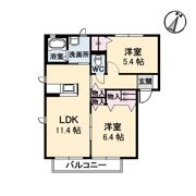 シャーメゾン・南の間取り画像