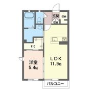 リアン・ファミリオ Dの間取り画像