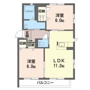 シャルマンAの間取り画像