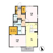 セジュール ダイワ Bの間取り画像