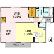 チェルシー A/Bの間取り画像