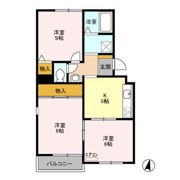 シャタル日吉台の間取り画像